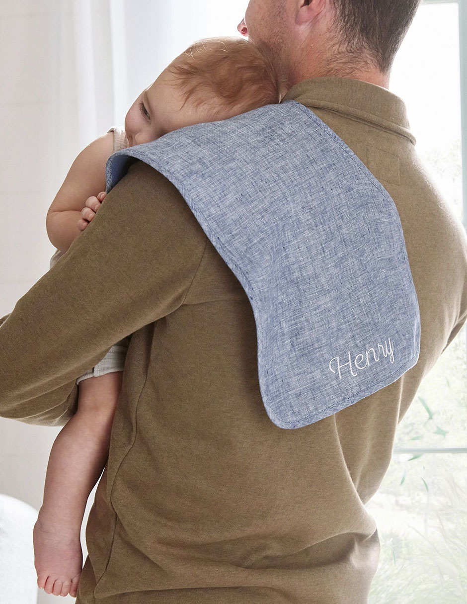 Repetidor Linen Burp de algodón