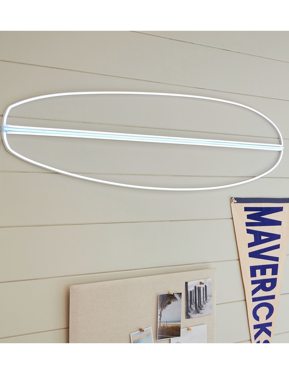 Figura decorativa Surf Board Neon