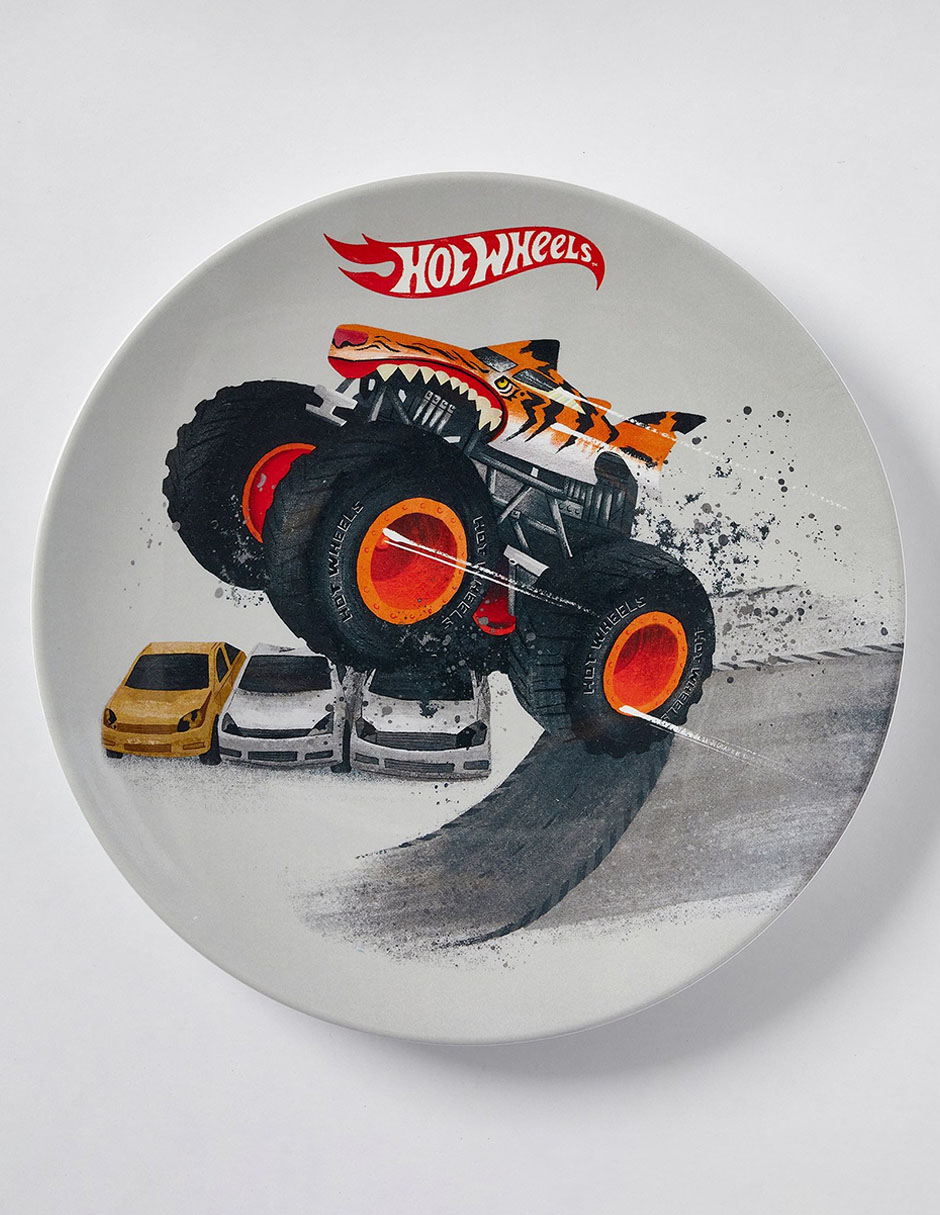 Set de mesa Hot Wheels Monster Trucks de melamina