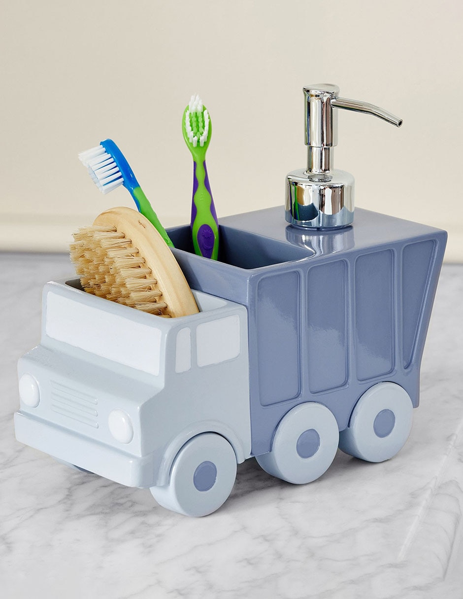 Porta cepillo de dientes Dump Truck 2 compartimentos