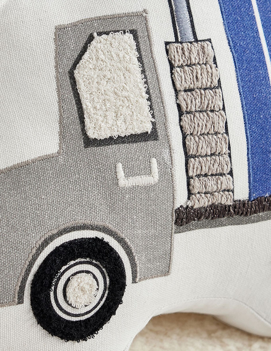 Cojín decorativo Busy Trucks