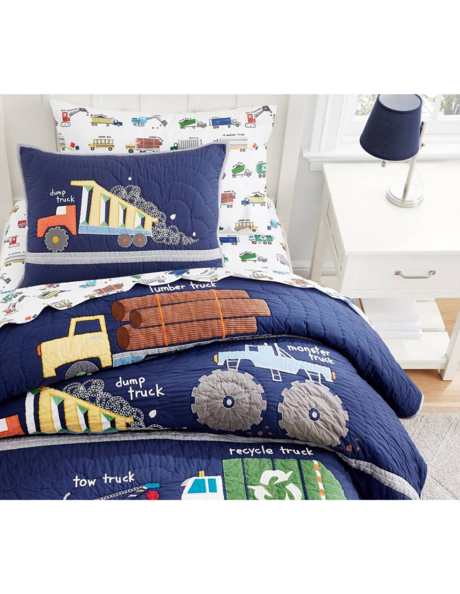 Funda para almohada Busy Trucks