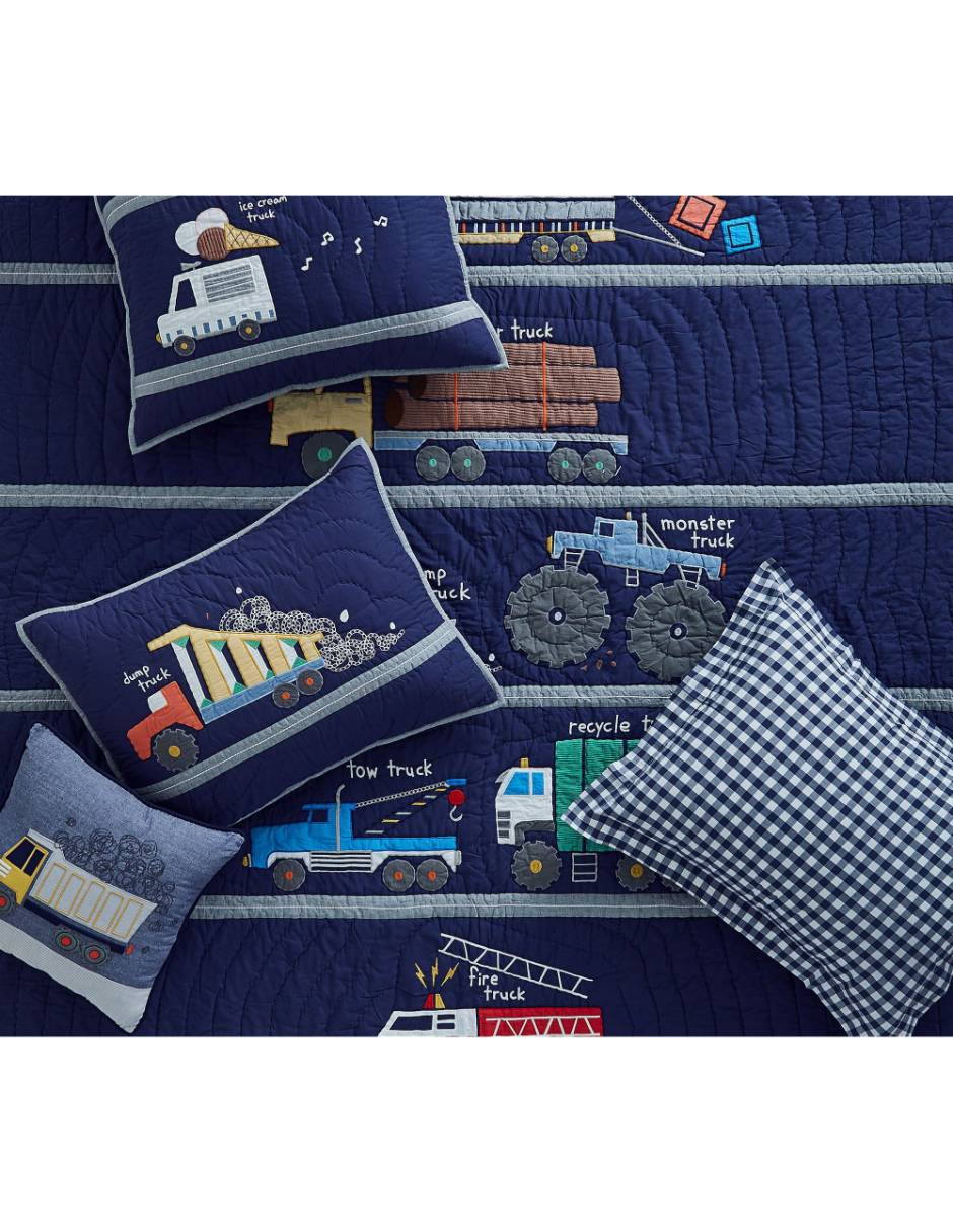 Funda para almohada Busy Trucks