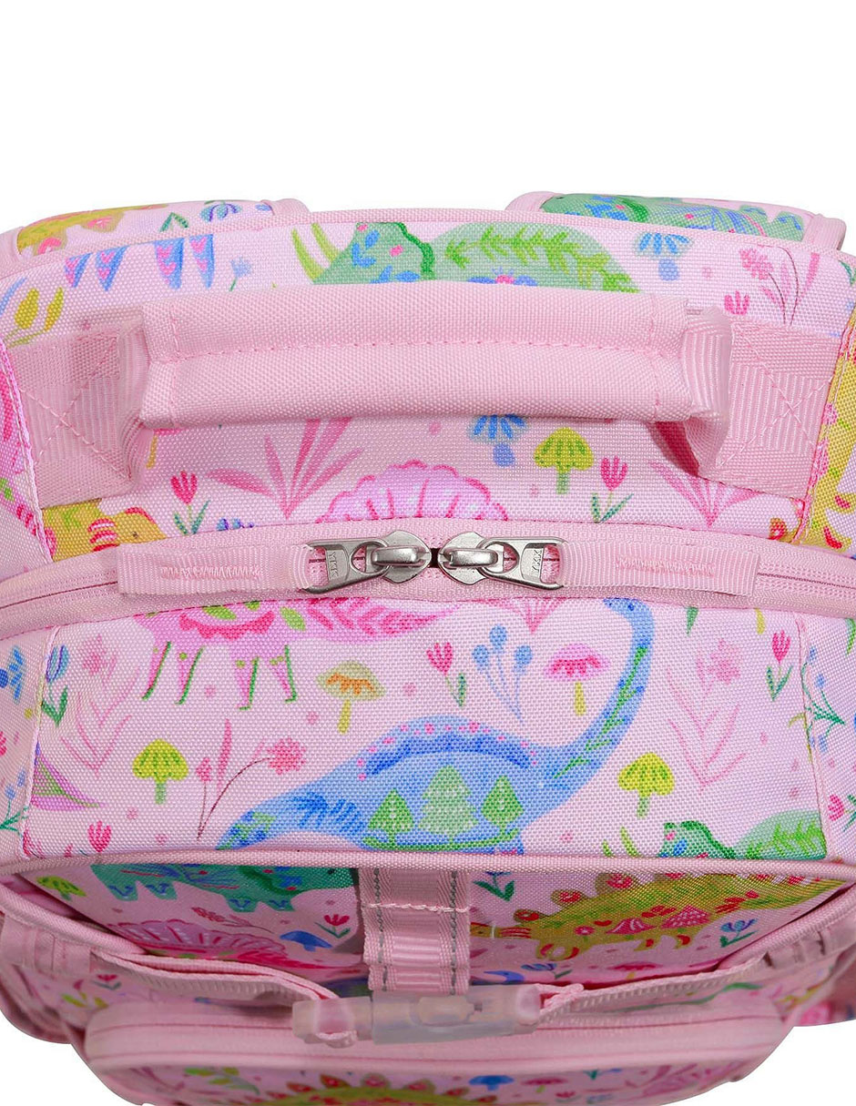 Mochila escolar Mackenzie Pink Dinos para niña