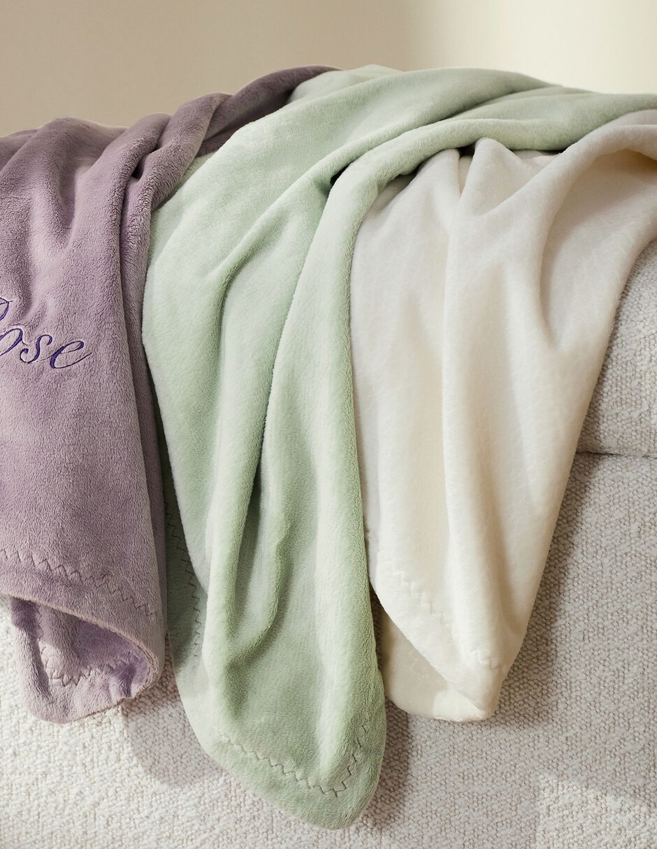 Cobija de tejido suave Chamois Baby Blank para bebé 8