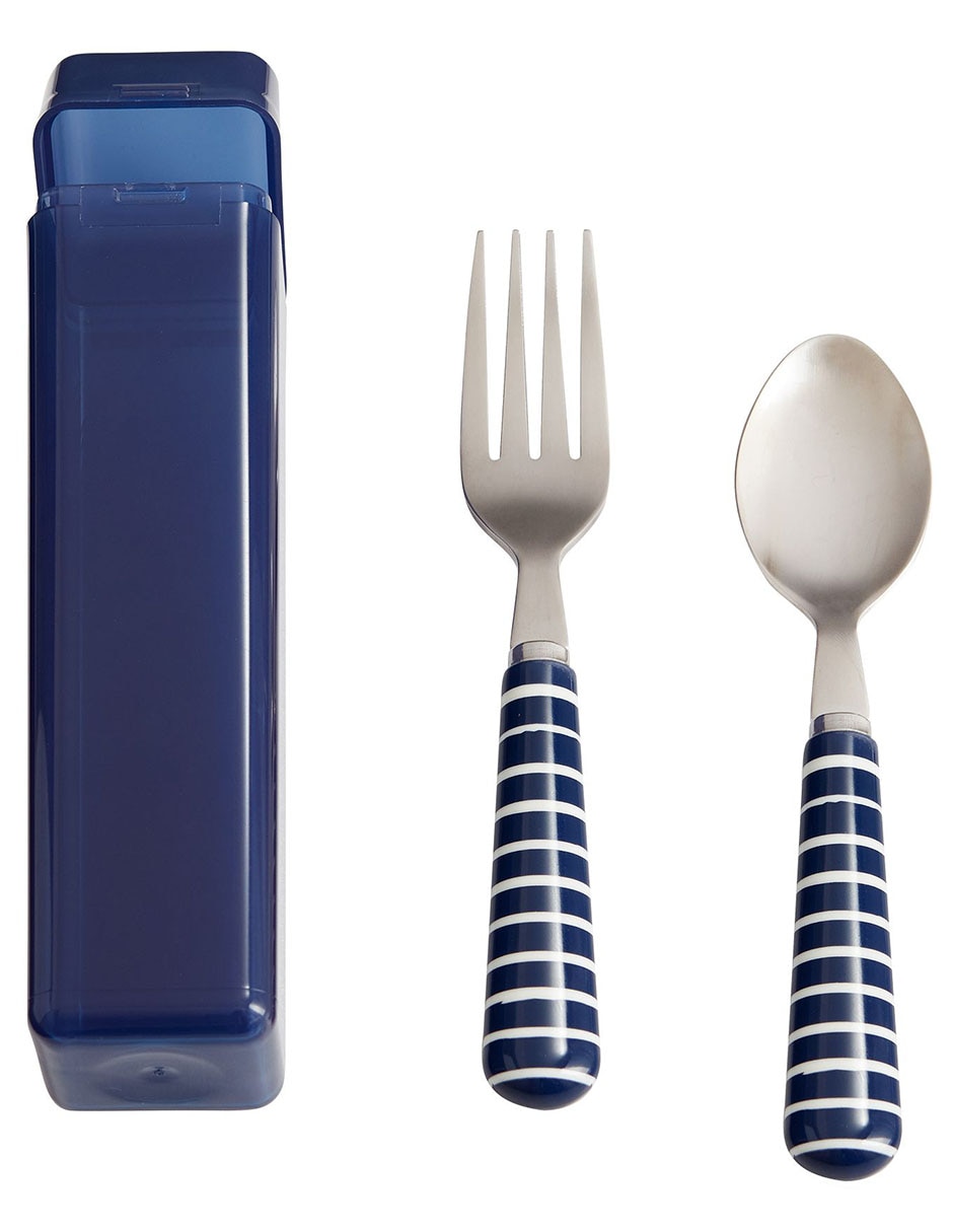 Set cubiertos Utensil Carrying de acero inoxidable 3 piezas