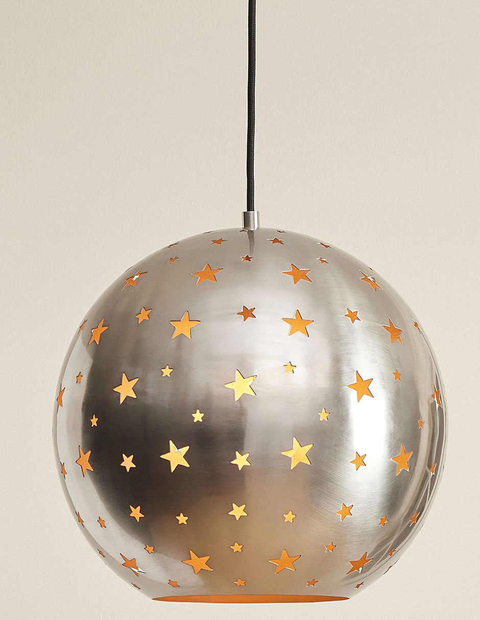 Lámpara colgante Metal Star 1