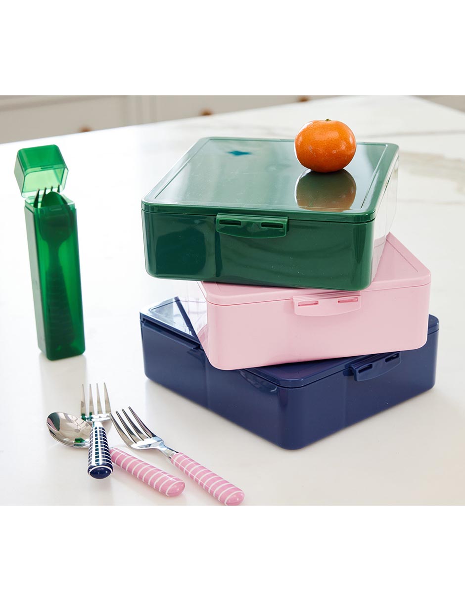 Contenedor Square Bento de plástico 2