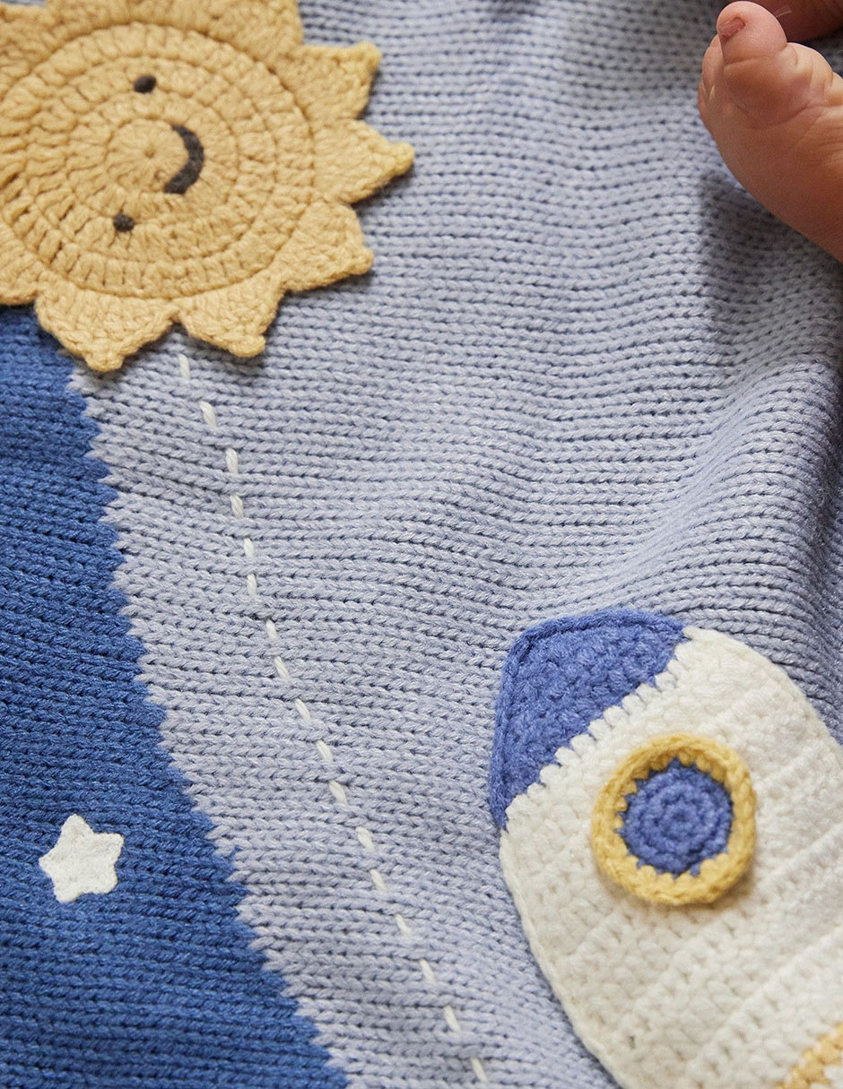 Cobija de tejido plano Heirloom para niño