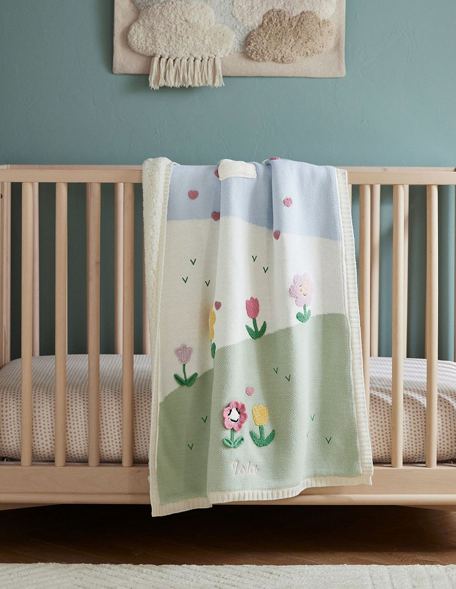 Cobija de tejido plano Heirloom para niña