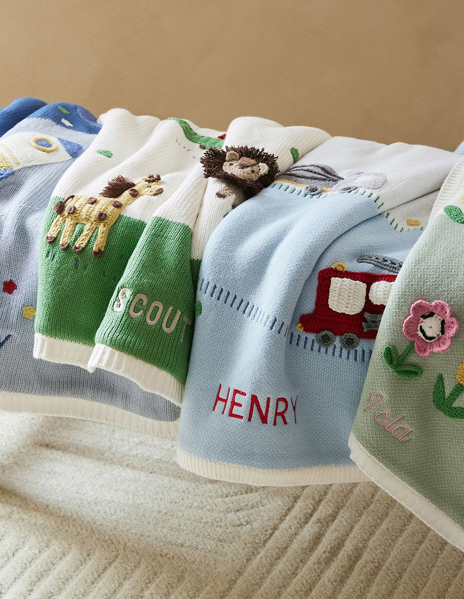 Cobija de tejido plano Heirloom para niña