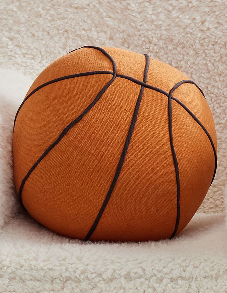 Cojín decorativo Basketball Shaped Washed Canvas 1