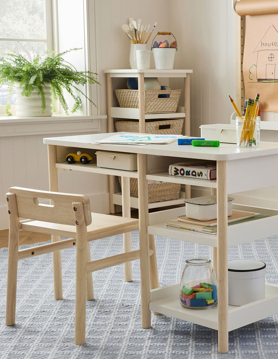 Escritorio armable Avery de madera 5