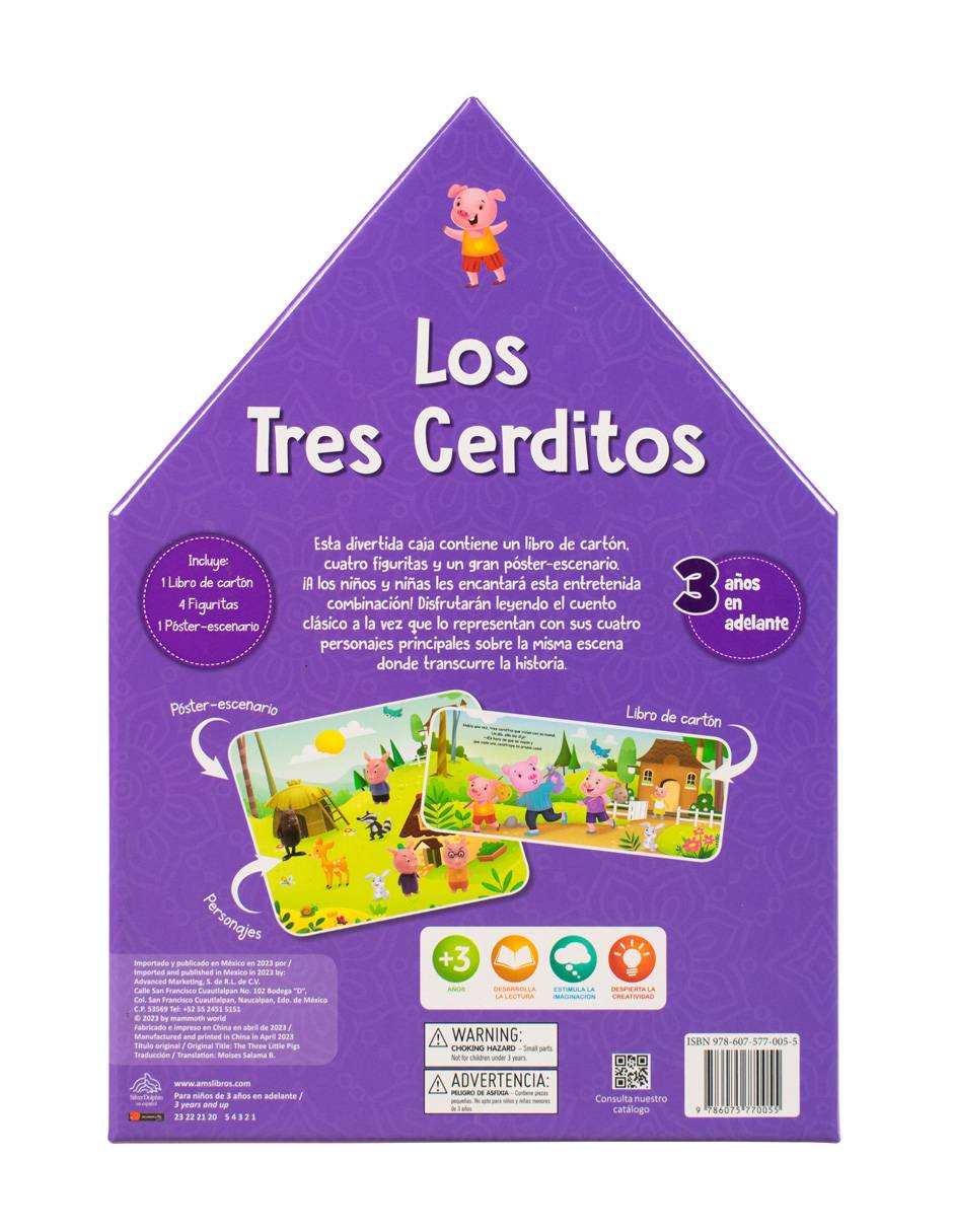 Libro Los tres cerditos de Silver Dolphin 3
