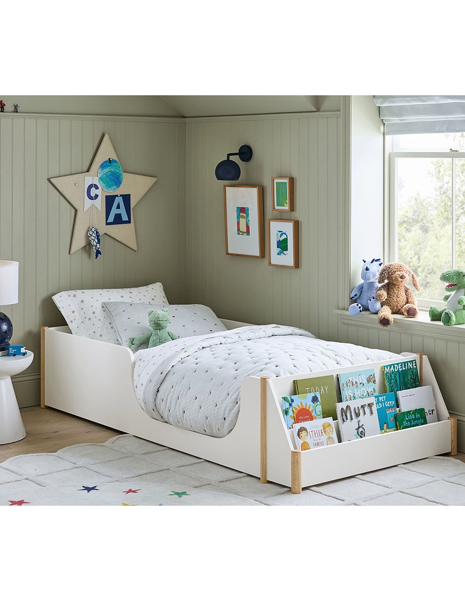 Cama Avery de madera individual 1