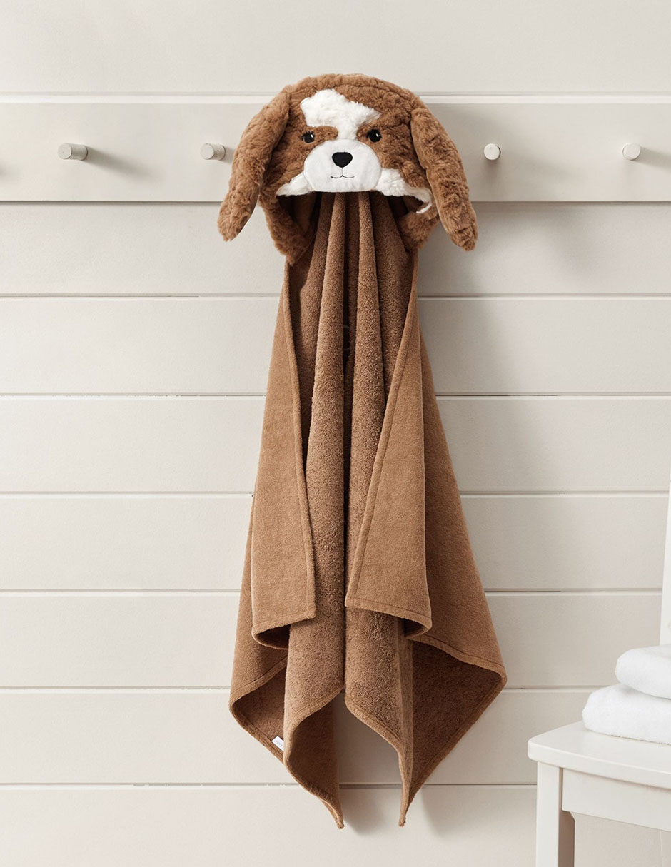 Toalla con gorro Jack Spaniel de algodón infantil 2