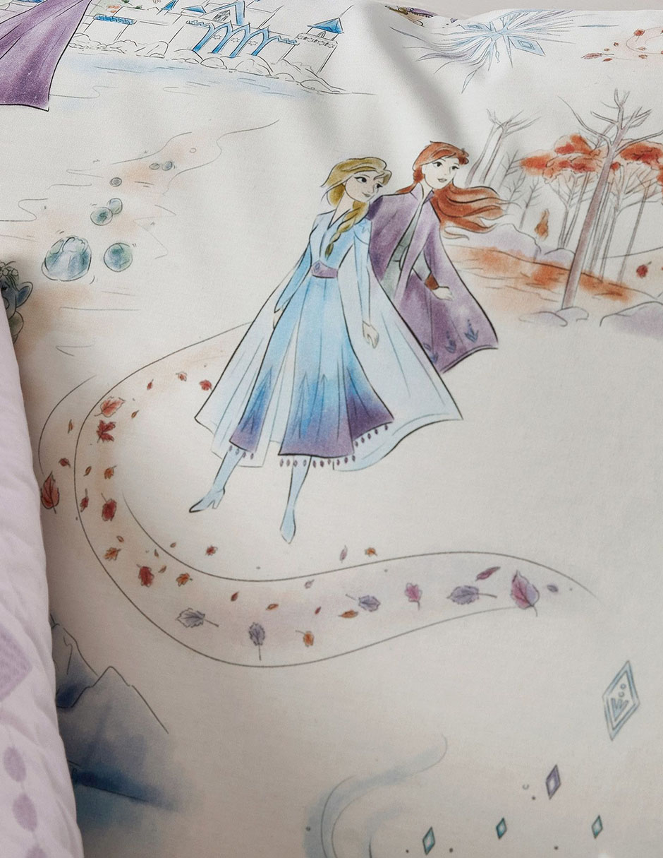 Juego de sábanas de algodón 200 hilos Frozen 2 3