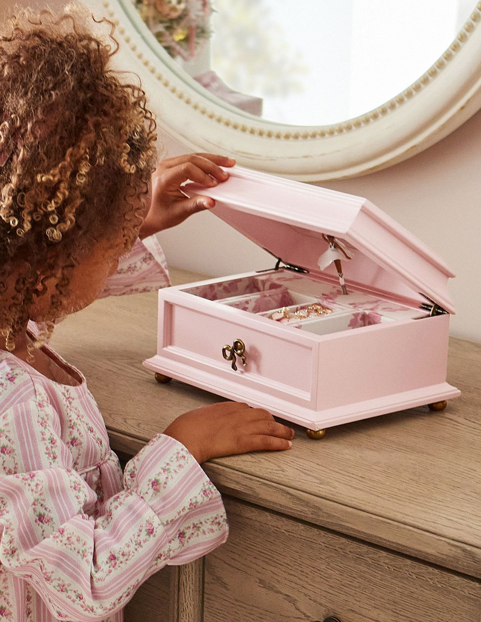 Joyero love shack fancy incluye espejo con cerradura 3