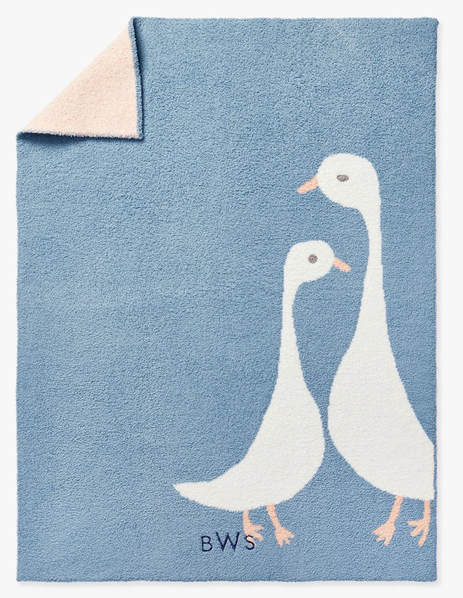 Cobija de tejido plano Fuzzy Duck unisex