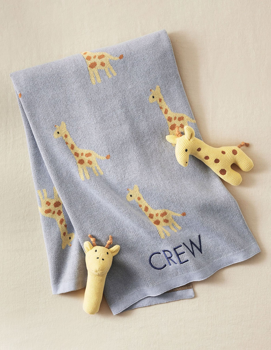 Cobija Giraffe Intarsia