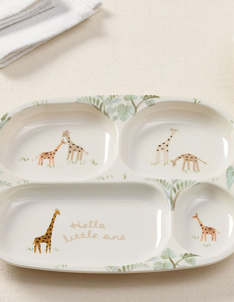Set alimentación Goldie de plástico 4 piezas