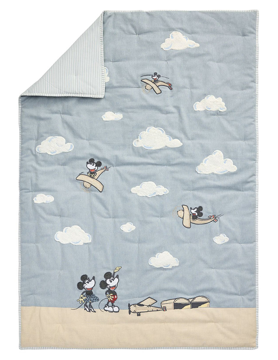 Colcha Mickey Clouds