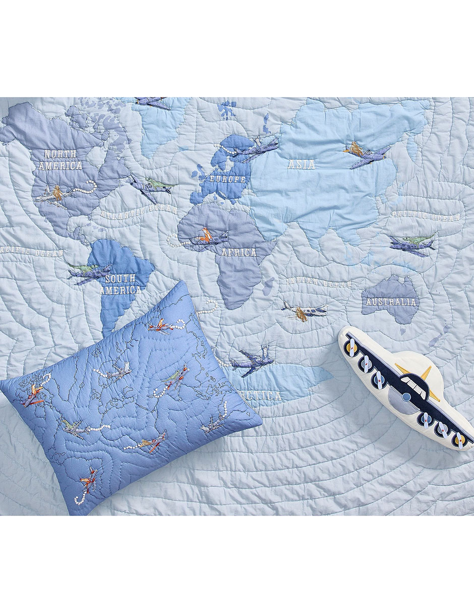 Colcha Airplane Map
