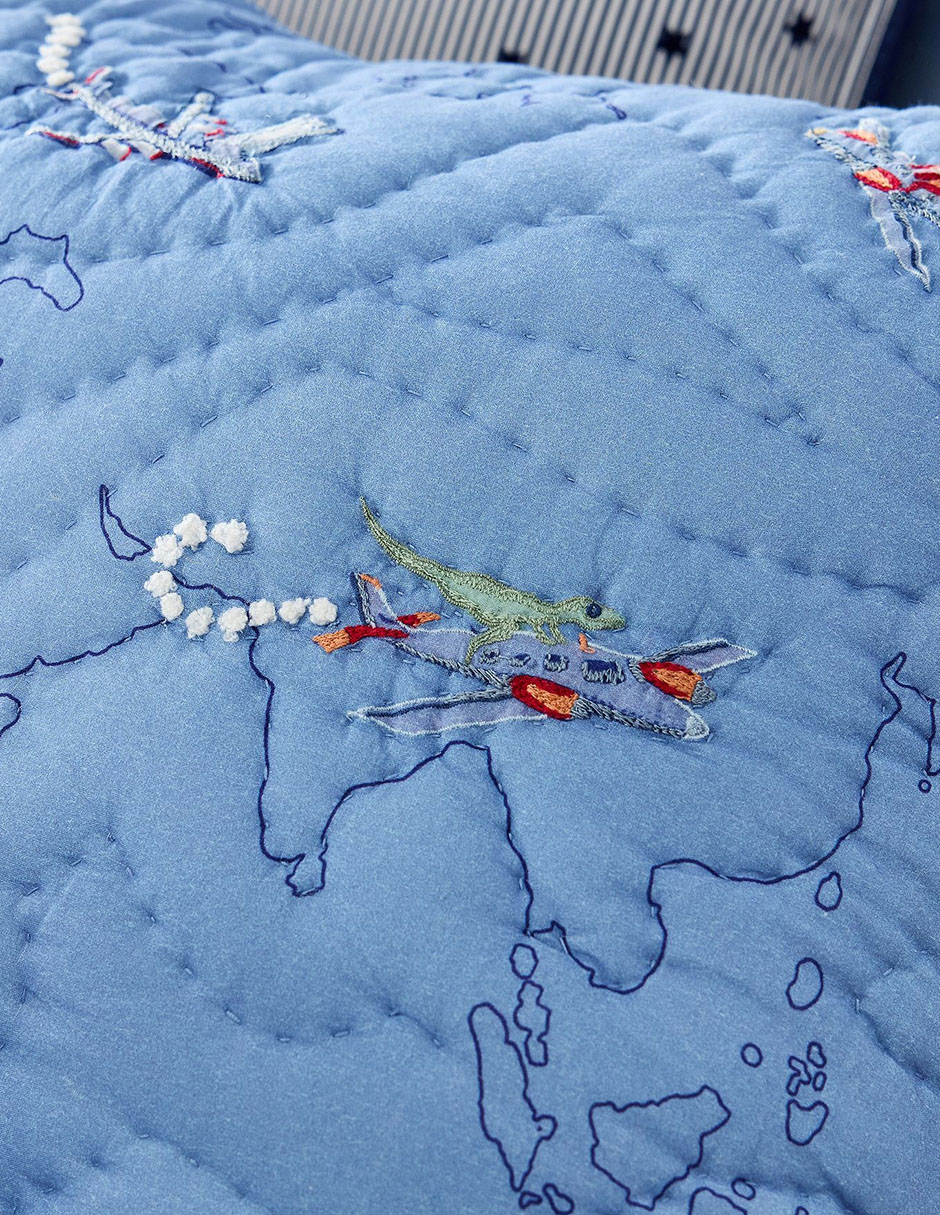 Funda para almohada Airplane Map Funda para almohada Airplane Map