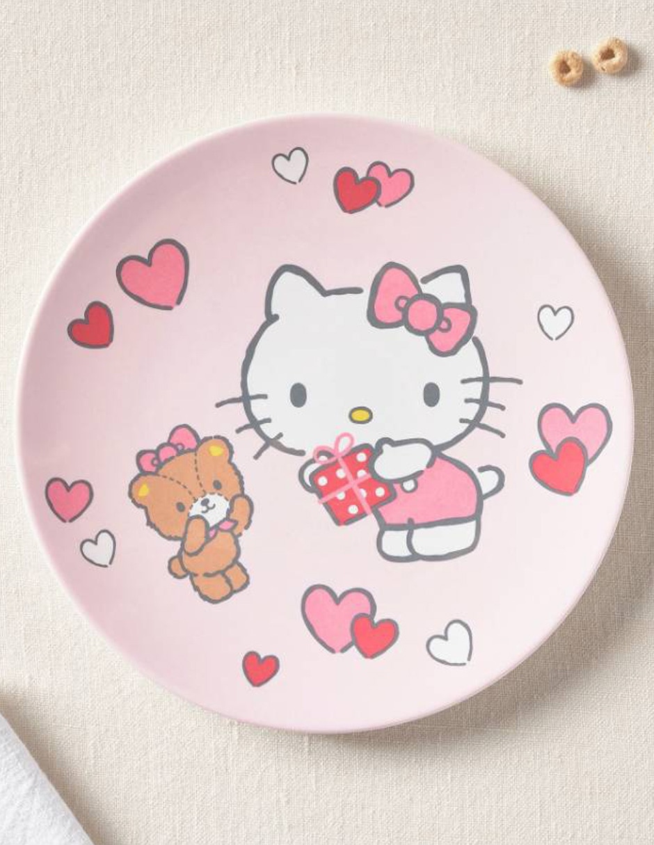 Set de mesa Hello Kitty de porcelana 2