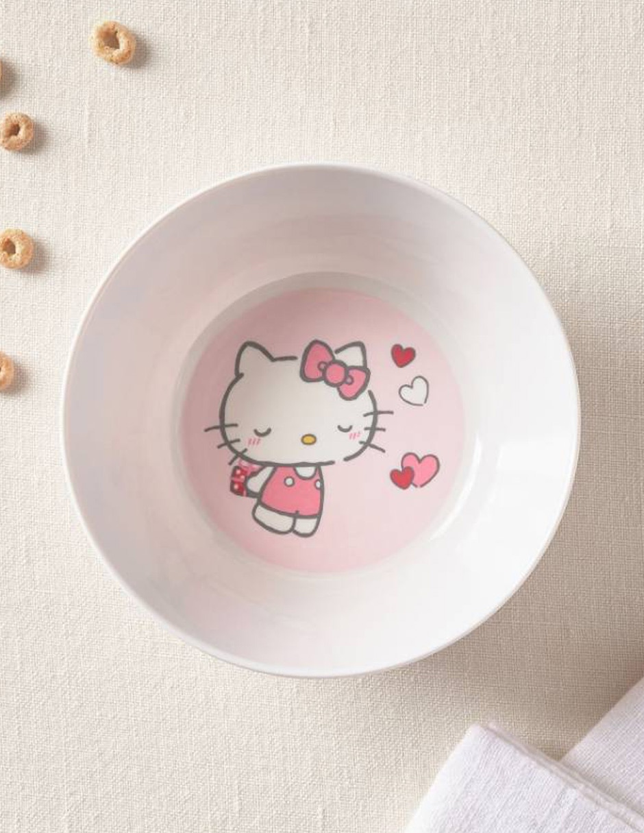 Set de mesa Hello Kitty de porcelana 3
