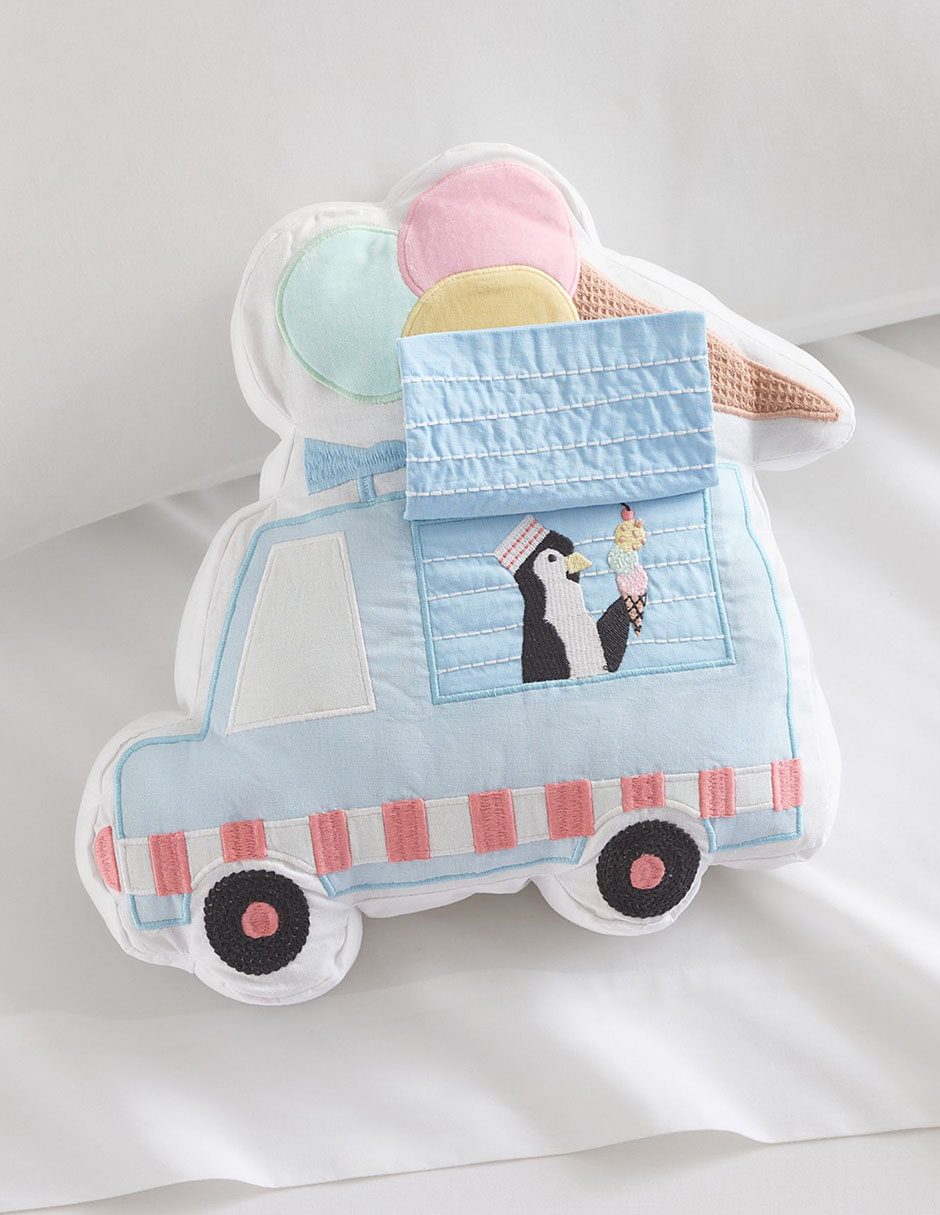 Cojín decorativo ice cream truck