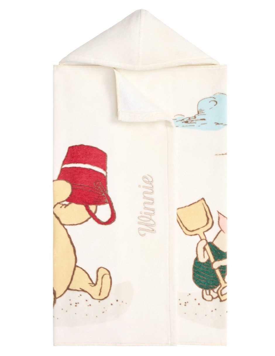 Toalla con gorro Winnie The Pooh infantil 6