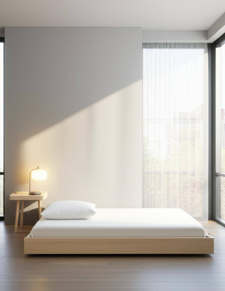 Cama coronado de madera individual Cama coronado de madera individual
