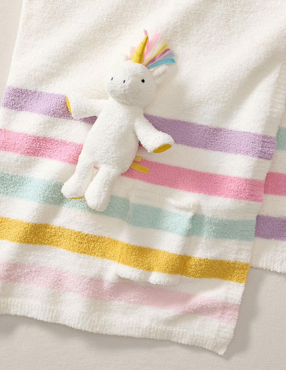 Frazada Stripe&Plush para niña