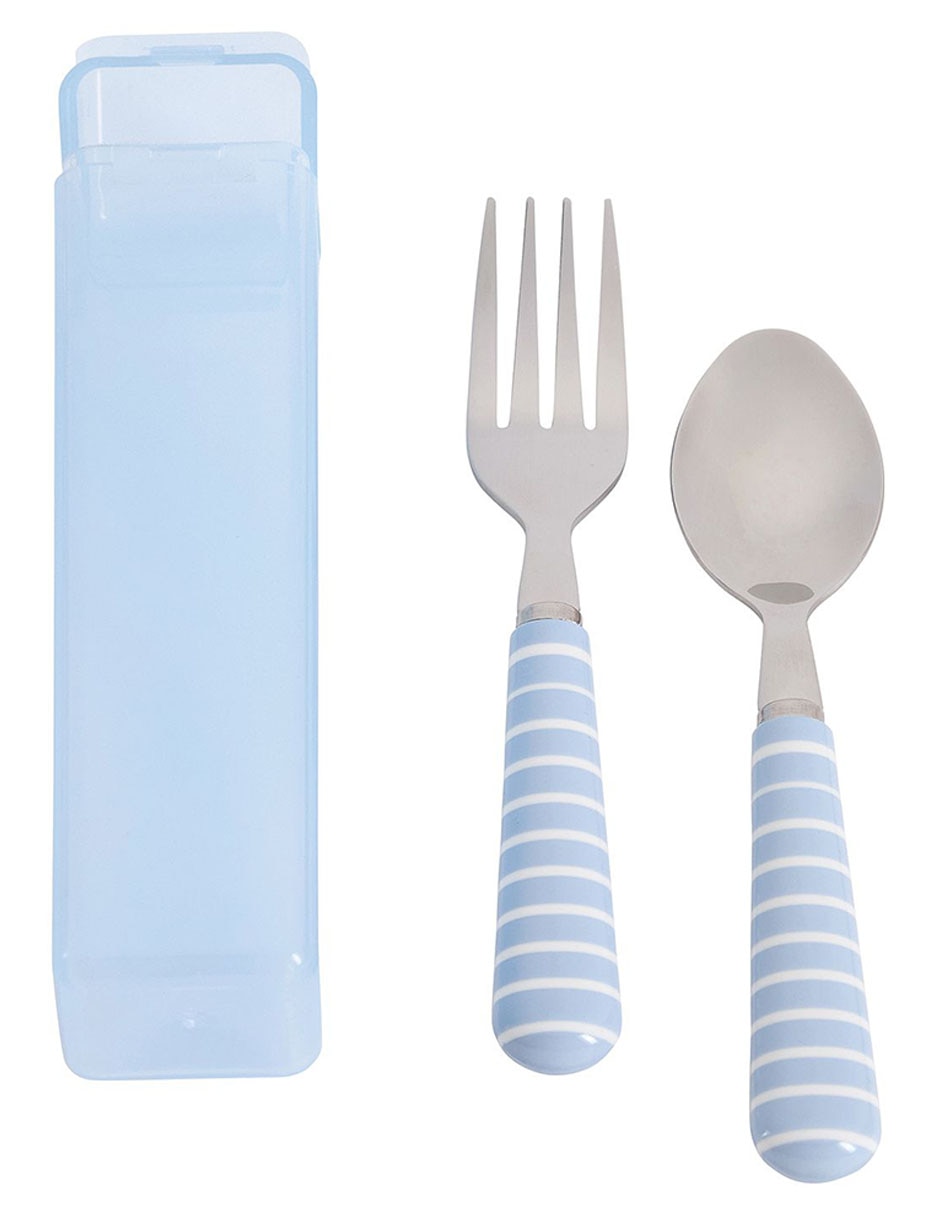Set cubiertos Utensil Carrying de acero inoxidable 3 piezas