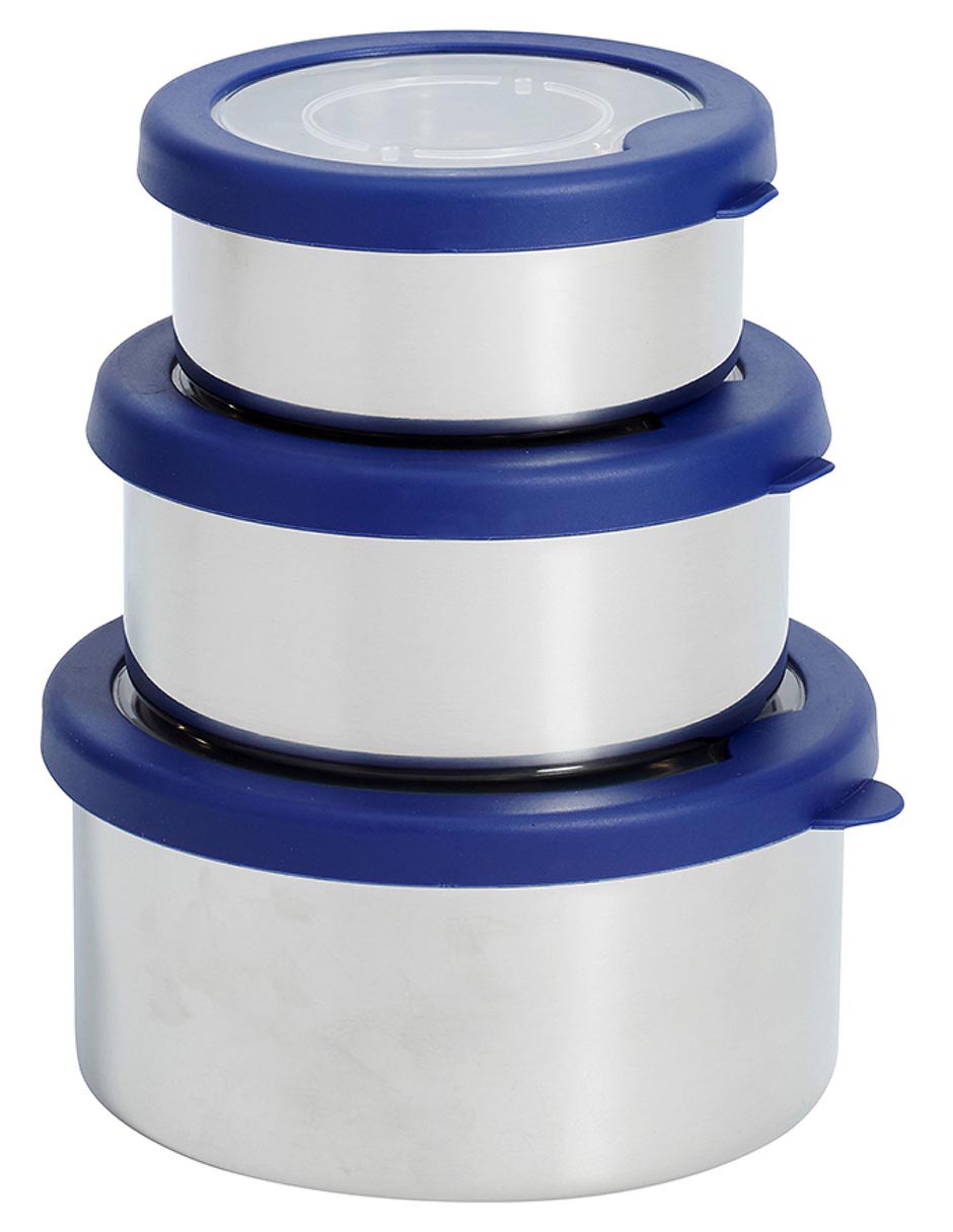 Set contenedor Spencer de acero inoxidable 3 piezas 1