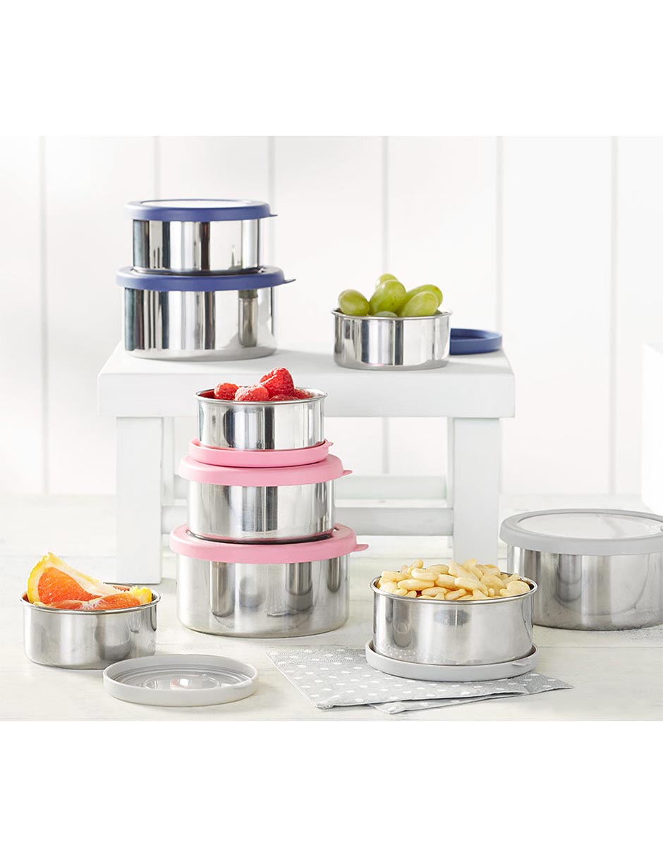 Set contenedor Spencer de acero inoxidable 3 piezas 2