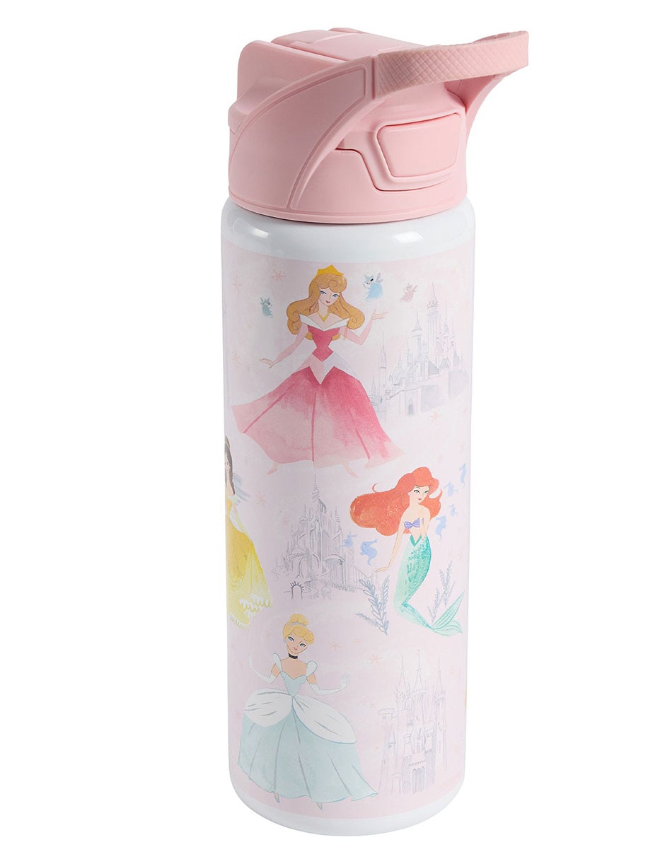 Termo de acero inoxidable Mackenzie Disney Princess Castle con tapa flip top 650 ml 2