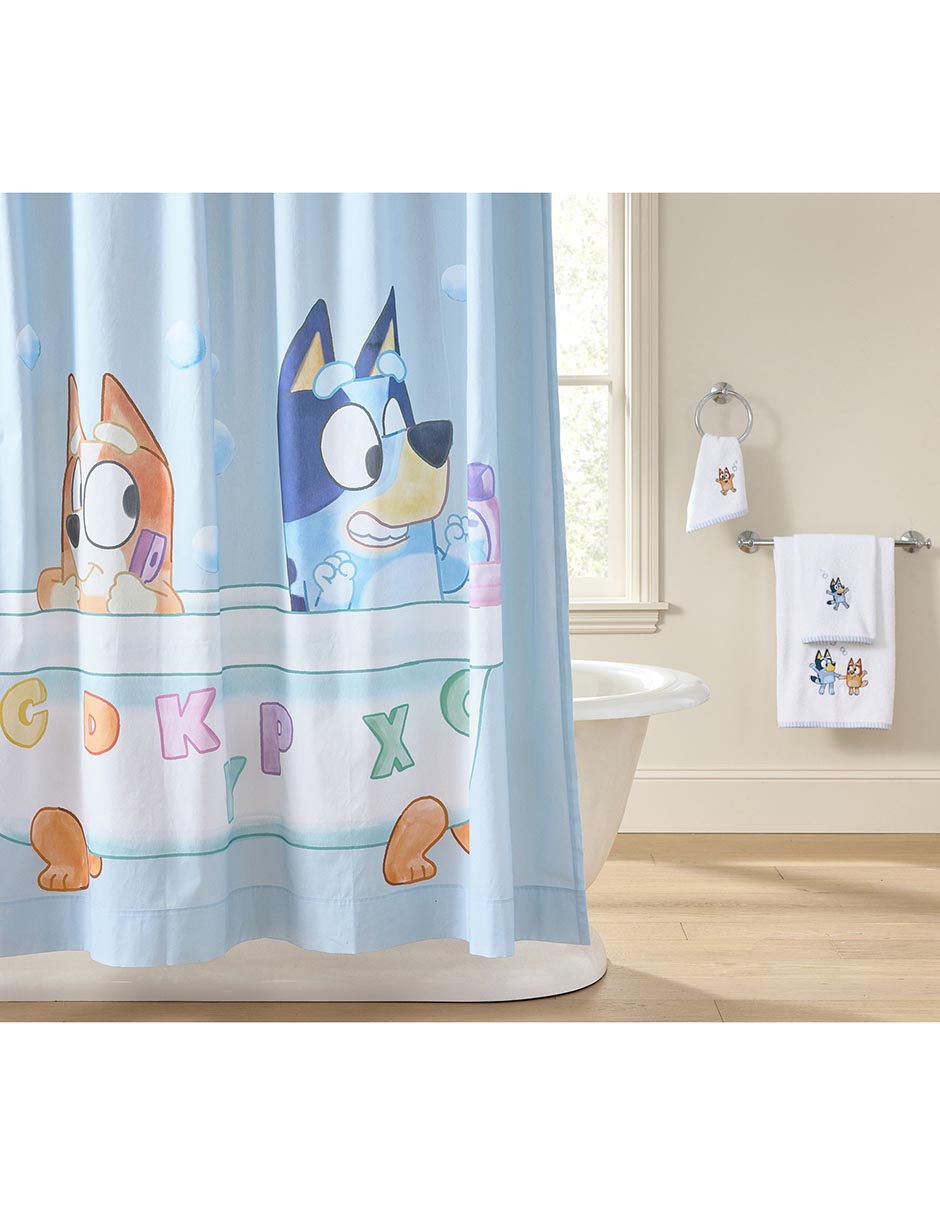Toalla Bluey Bluey y Bingo de algodón infantil 3