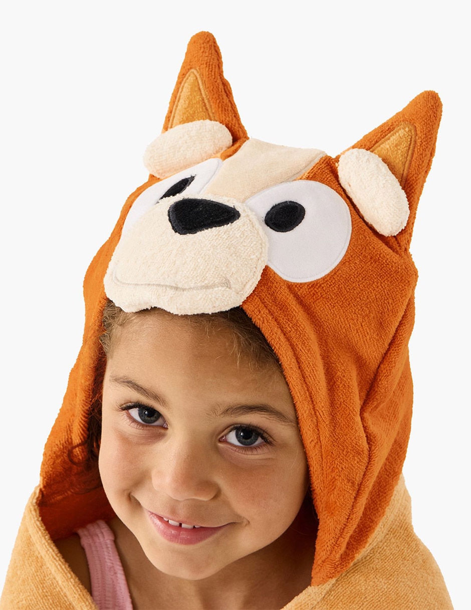 Toalla con gorro Bluey Critter Bingo de algodón 5