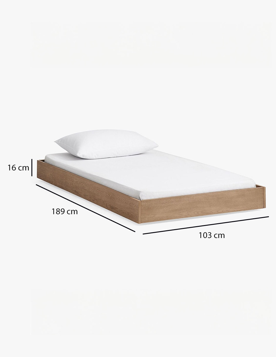 Cama catalina de madera individual 5