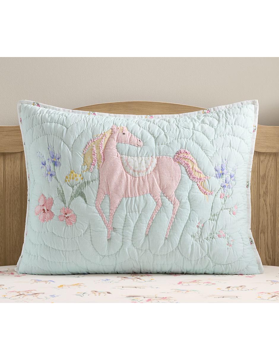 Funda para almohada Floral Horse