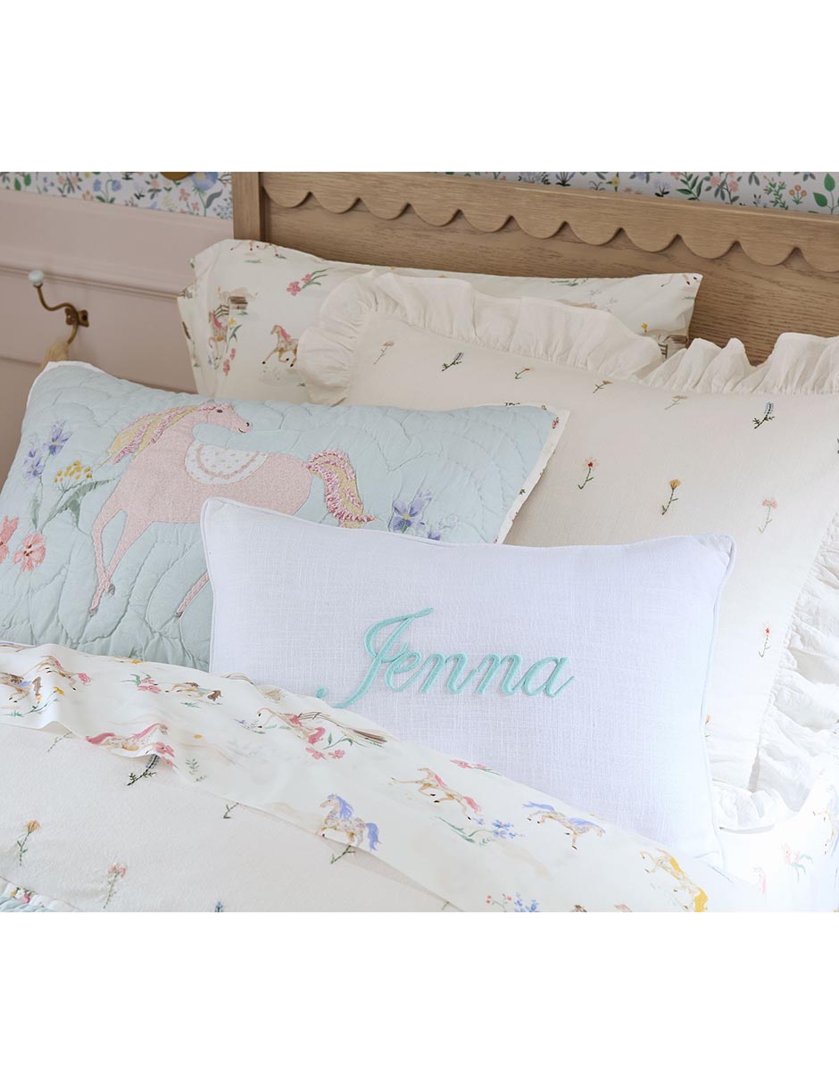 Funda para almohada Floral Horse 2