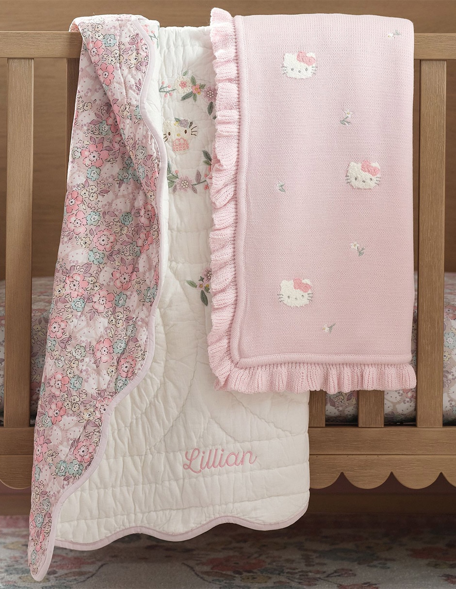 Cobija de tejido plano Hello Kitty Heritage Hello Kitty 3