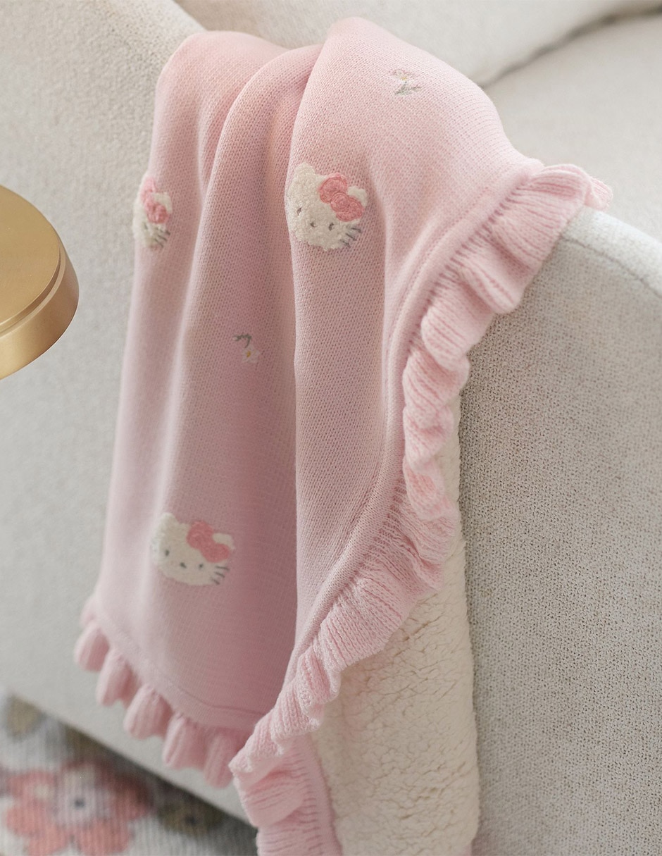 Cobija de tejido plano Hello Kitty Heritage Hello Kitty 4