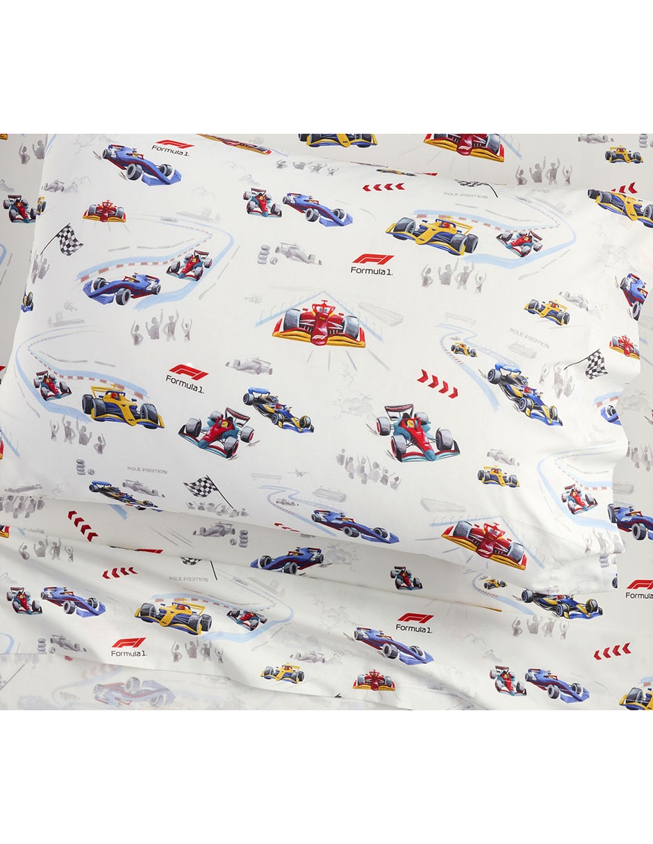 Juego de sábanas de algodón 200 hilos Formula 1
