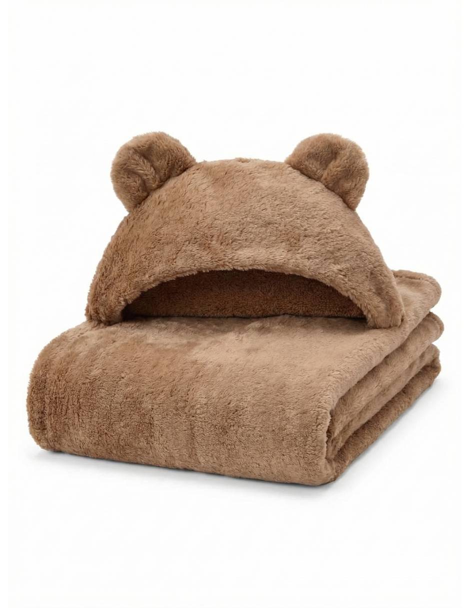 Toalla con gorro Teddy Bear