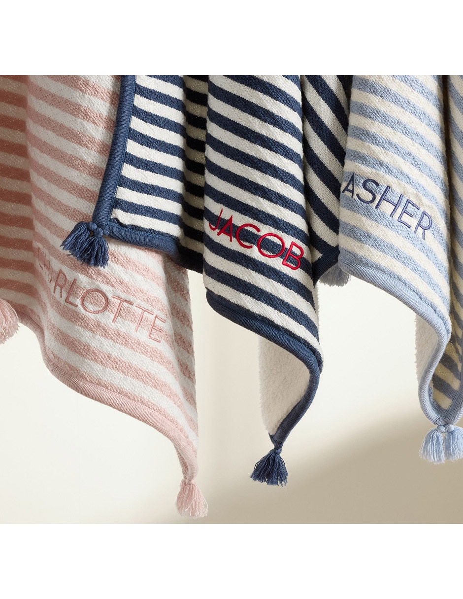 Cobija de tejido jacquard Striped Luxe para bebé 7