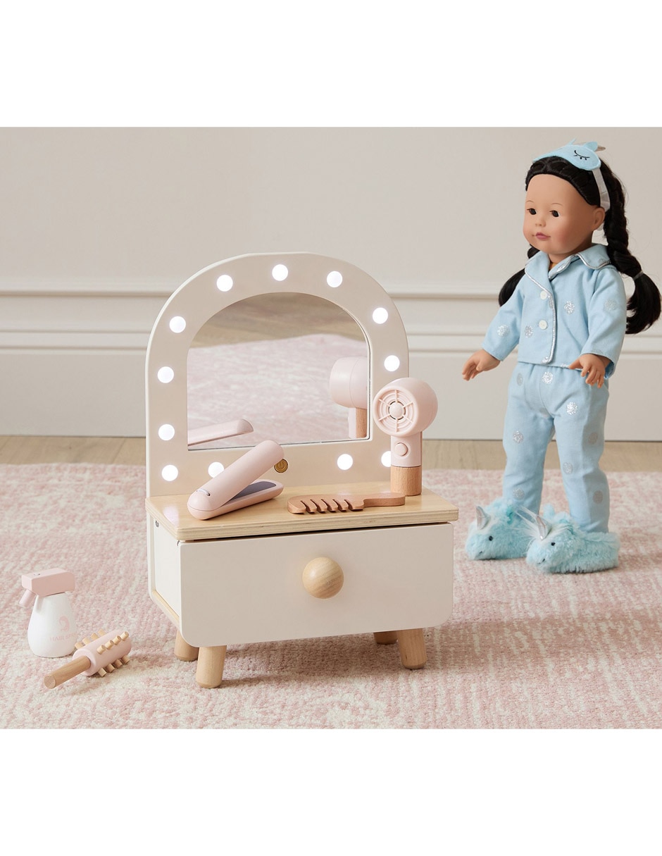 Set belleza Light Up Doll Mirror