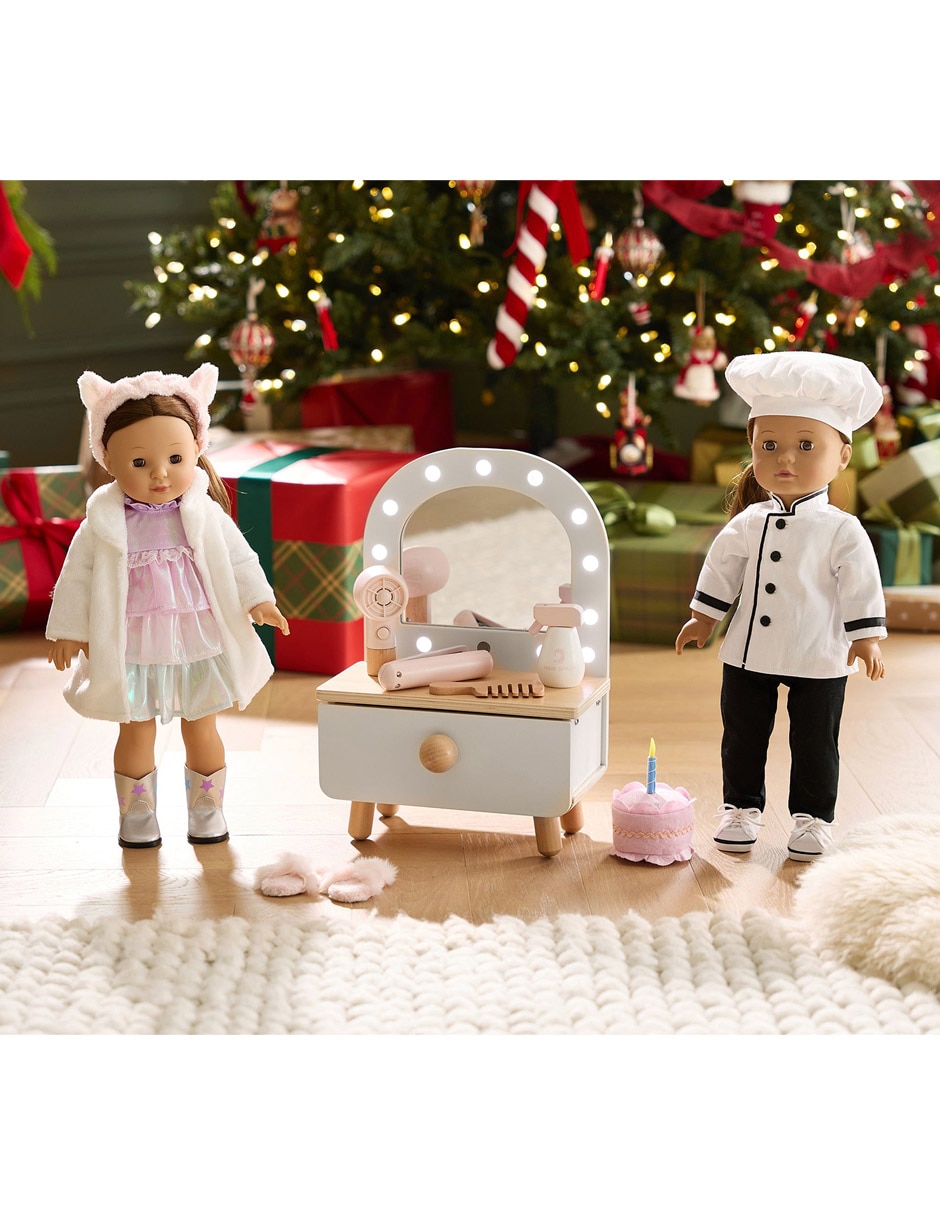 Set belleza Light Up Doll Mirror